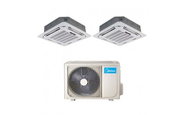 Climatizzatore Midea Cassetta Dual Split 12000+12000 2N-53K