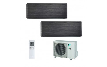 Climatizzatore Daikin Dual Split STYLISH Blackwood inverter R 32 bluevolution 9000+12000 con 2MXM40M 9+12