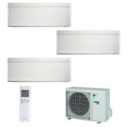 Climatizzatore Daikin Trial Split STYLISH Bianco inverter R 32 bluevolution 9000+9000+12000 con 3MXM52M 9+9+12