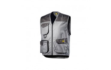 Gilet Multitasche Diadora Mover Grigio Acciaio - 702.160302