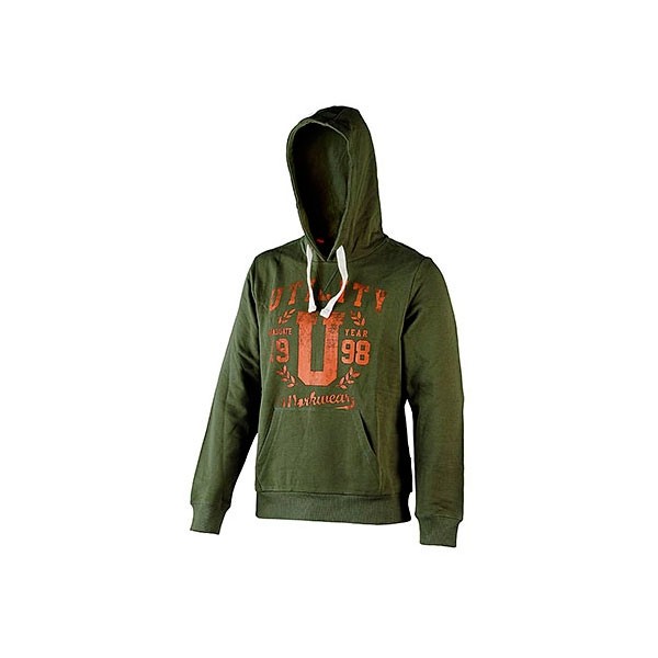 Felpa con cappuccio Diadora Sweatshirt Hood Graphic Verde Militare - 702.171665