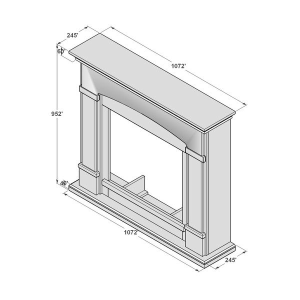 Natalini, MPB Bianco 20X 25 cm, Misura Foto, Cornice da appoggio, Legno