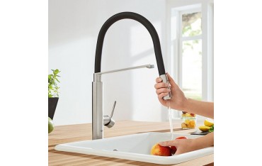 Miscelatore Lavello Grohe CONCETTO NERA Super Steel - 31491DC0