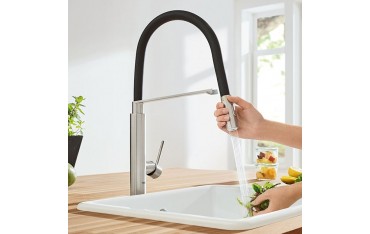 Miscelatore Lavello Grohe CONCETTO NERA Super Steel - 31491DC0