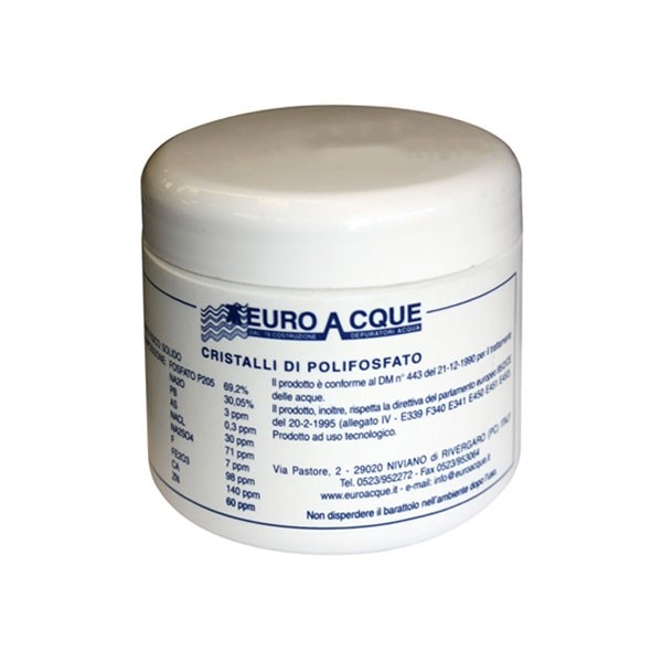 Cristalli di Polifosfato Euroacque 1 Kg Cristalli di Polifosfato Euroacque 1 Kg