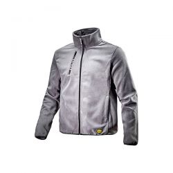 Felpa Diadora Sweat Pile FZ Grigio Acciaio - 702.172118