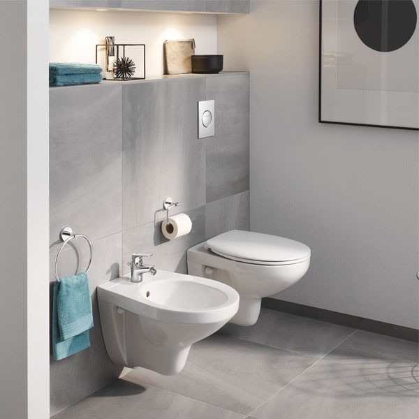 Vaso - Bidet Sospesi Grohe Ceramics Serie Bau con CopriWC Softclose e Rimless