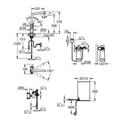 Miscelatore con Boiler tg M GROHE Red Duo - 30327001