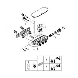 Miscelatore Termostatico Grohe Grohtherm SmartControl 3 vie - 29121000
