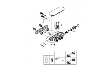 Miscelatore Termostatico Grohe Grohtherm SmartControl 3 vie - 29121000