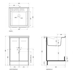 Lavapanni Domestica Colavene 60x60x86 - DL6060B