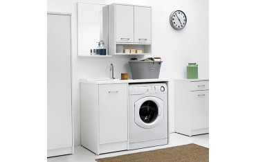Lavatoio Copri Lavatrice con Vasca Sinistra Domestica Colavene 106x60x90 - DL1062B