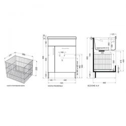 Lavapanni JollyWash Colavene 60x50x86 -