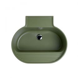 Lavabo Sospeso o Da Appoggio Tino Colavene 60x50x30 Verde Mamboo Opaco - LATN605V