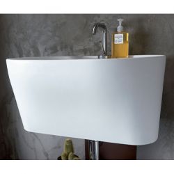 Lavabo Sospeso o Da Appoggio Tino Colavene 60x50x30 Bianco Opaco - LATN605T