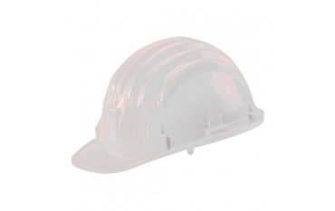Elmetto Protettivo da Lavoro in Politene Bianco
