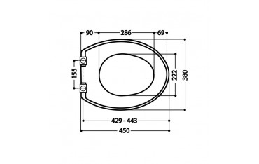 Sedile WC Schwab Toscana - 667116