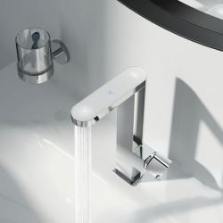 Miscelatore Lavabo Grohe PLUS con Display Cromo - 23848003