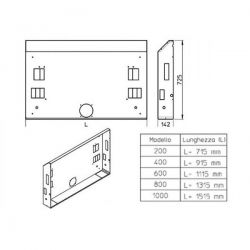 Ventilconvettore Innova AirLeaf SLI 800 Incasso Inverter