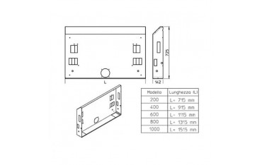 Ventilconvettore Innova AirLeaf SLI 800 Incasso Inverter