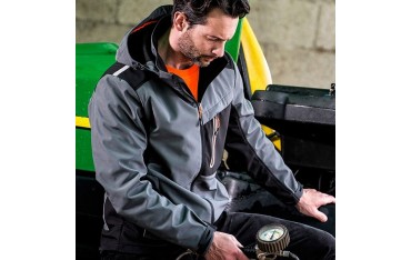 Giacca Giubbotto da lavoro Diadora Softshell Tech Carbon Verde Edera - 702.175946