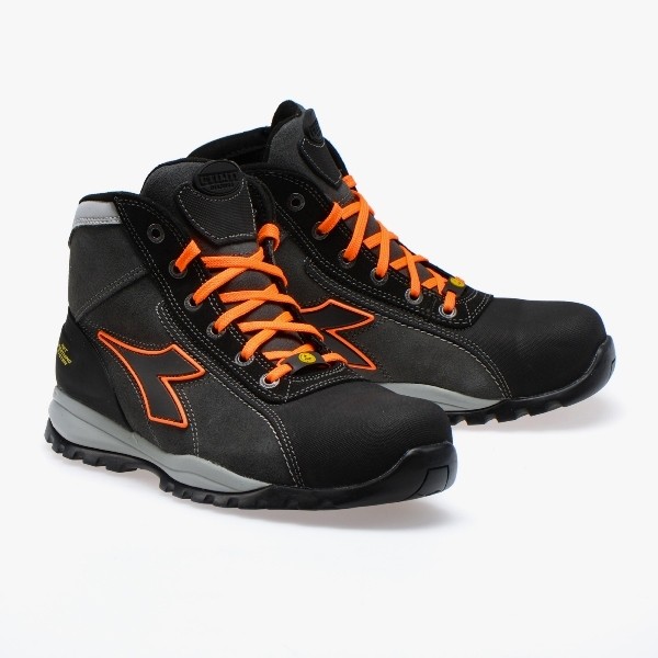 Scarpe Antinfortunistiche Diadora Glove Tech Hi Pro S3 HRO SRA Grigio Arancio - 701.173527