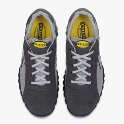 Scarpe Antinfortunistiche Diadora Glove II Text Low S1P HRO SRA Grigio Ombra-Grigio Alluminio - 701.170236