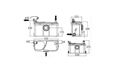 Trituratore Watermatic W12P