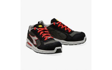 Scarpe Antinfortunistiche Diadora Glove Net Low Pro S1P HRO SRA ESD Grigio Arancio - 701.173657