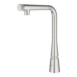 Miscelatore Lavello Estraibile Grohe Zedra SmartControl Super Steel - 31593DC2