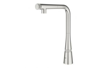 Miscelatore Lavello Estraibile Grohe Zedra SmartControl Super Steel - 31593DC2