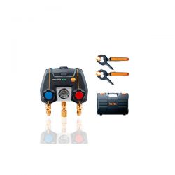 Smart Kit Manifold Digitale Testo 550i Comandato Tramite App Con Sonde Termometriche A Pinza Senza Fili (Ntc) - 0564 3550