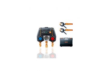 Smart Kit Manifold Digitale Testo 550i Comandato Tramite App Con Sonde Termometriche A Pinza Senza Fili (Ntc) - 0564 3550