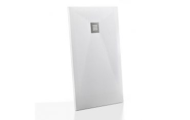 Piatto Doccia Filopavimento Ponsi 70x100 cm Effetto Pietra Bianco