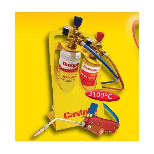 Kit Cannello + Bombole Ossigeno e Gas Pro per Saldatura Castolin 40 -  Marchese Stefano Srl